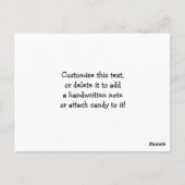 キッズアボカドバレンタインデーはがきサイズ ポストカード (裏面)