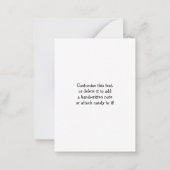 キッズアボカドバレンタインデー ノートカード (裏面)