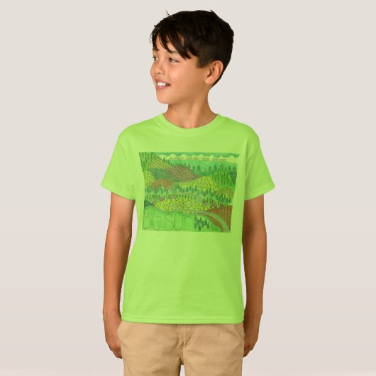 キッズアメリカンアパレルT Tシャツ (正面フル)