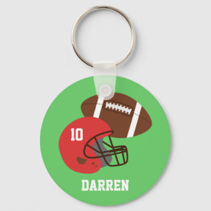 キッズアメリカンフットボールのヘルメット名 キーホルダー