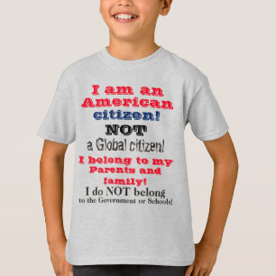キッズアメリカ市民ラブファミリー Tシャツ