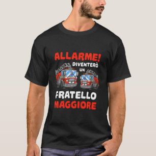 キッズアラームは兄のトラックのドラゴンパイアになる Tシャツ