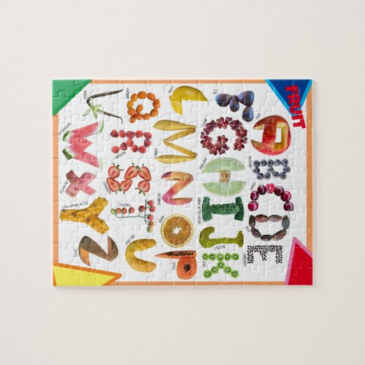 キッズアルファベットパズル教育的かわいいABC ジグソーパズル (横)