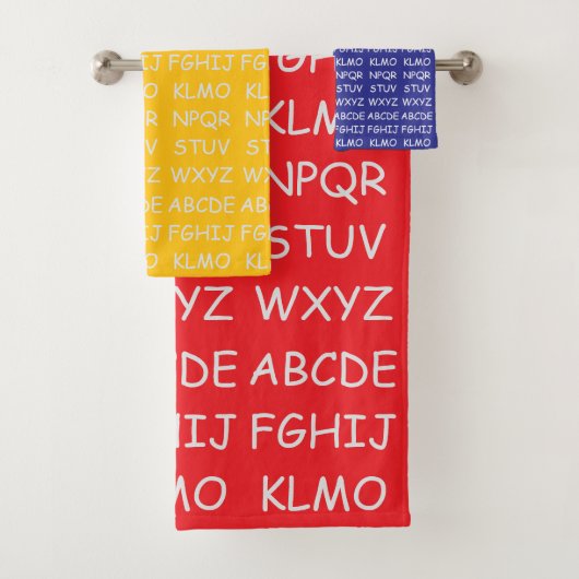 キッズアルファベット バスタオルセット (インサイチュ)