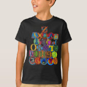 キッズアルファベットTシャツ Tシャツ (正面)