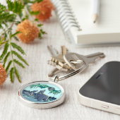 キッズアークティックアートキーチェーン極熊ギフト キーホルダー (側面)