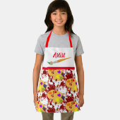 キッズアーティスト/画家オールオーバープリントクラフトスモール エプロン (インサイチュ)