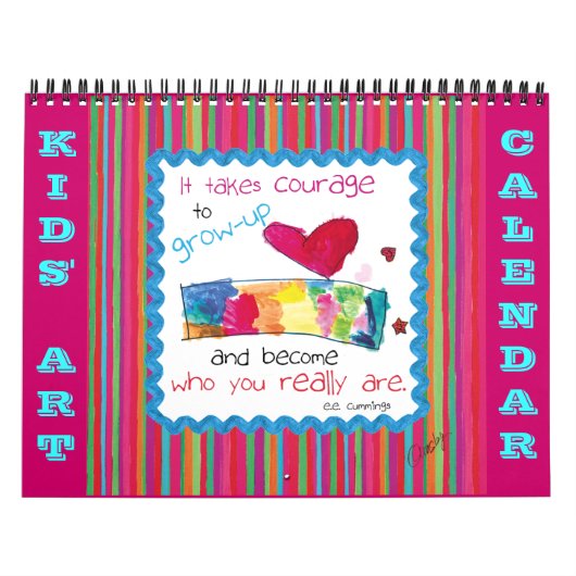 キッズアートカレンダー カレンダー (カバー)