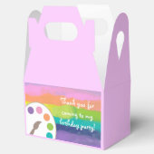 キッズアートパーティーの好意ボックス フェイバーボックス (オープン)