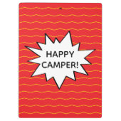 キッズアートポップ・アートのサマーキャンプ クリップボード (裏面)