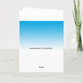 キッズイエローディガーカスタム4th誕生日 カード (裏面)