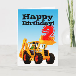 キッズイエローディガー2nd誕生日 カード