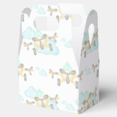 キッズイエロー航空飛んでいる誕生日 フェイバーボックス (オープン)