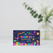 キッズイベントプランナーカラフルお洒落- Cartoon 名刺 (スタンド正面)