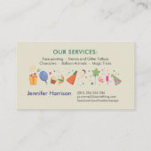 キッズイベントプランナー – 可愛いお洒落漫画 名刺