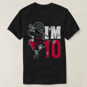 キッズイム10歳忍者10歳 Tシャツ (デザイン正面)