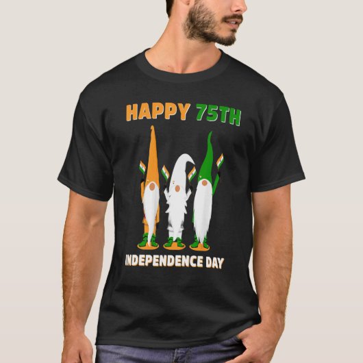 キッズインド75th独立記念日15 威厳がある 1947 Pa Tシャツ (正面)