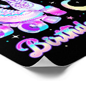 キッズイン転が5ローラースケートで滑る5th誕生日Gi ポスター (角)