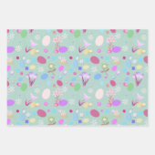 キッズイースターおもしろい ラッピングペーパーシート (正面3)