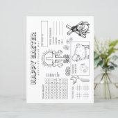 キッズイースターアクティビティシート (スタンド正面)