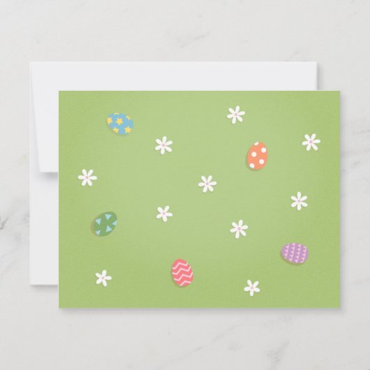 キッズイースターエッグ狩りパーティの招待状 招待状