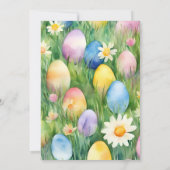 キッズイースターエッグ狩り招待状 招待状 (裏面)