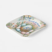 キッズイースターエッグ狩り春誕生日パーティー ペーパープレート (傾斜あり)