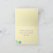 キッズイースターバニーと色付き卵 シーズンカード (内部)