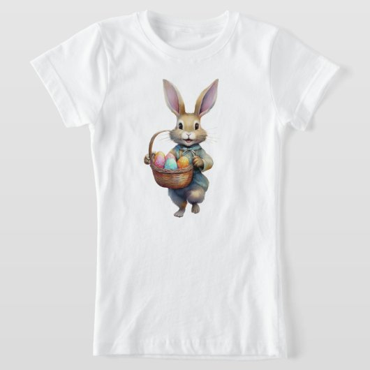 キッズイースターバニーTシャツ Tシャツ (レイダウン)