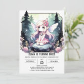 キッズウィムシーフェアリー誕生日 招待状 (スタンド正面)