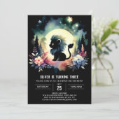 キッズウィムシーライオン誕生日 招待状 (スタンド正面)