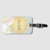 キッズウォーターカラーサンシャイン ラゲッジタグ (正面横)