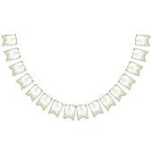 キッズウォーターカラー恐竜の誕生日パーティー バンティングフラッグ (全)