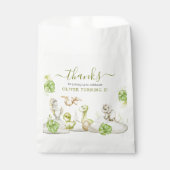 キッズウォーターカラー恐竜の誕生日パーティー フェイバーバッグ (正面)