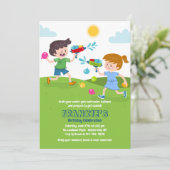 キッズウォーターファイト遊招待状 招待状 (スタンド正面)