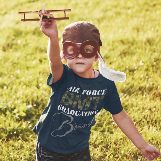 キッズエアフォースBMT卒業式バウンドダークバック Tシャツ