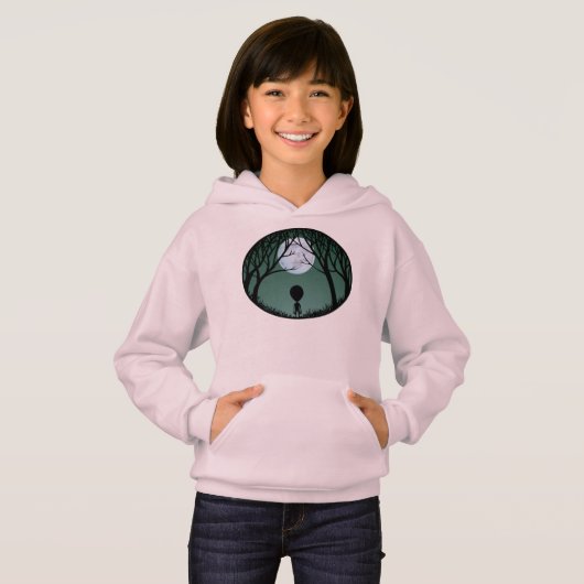 キッズエイリアンフード付きスウェットシャツスウェットシャツエイリアンフード付きスウェットシャツシャツ (正面フル)