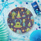 キッズエイリアン誕生日パーティーのナプキン ペーパープレート (パーティー)