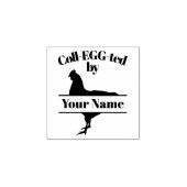 キッズエグパーソナライズされたスタンプ ラバースタンプ (インプリント)