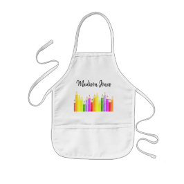 キッズエプパーソナライズされたロン 子供用エプロン