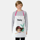 キッズエプロン エプロン (着用した状態)