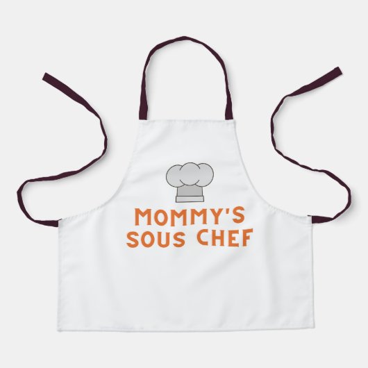 キッズエプロン |ママのシェフ エプロン (正面)