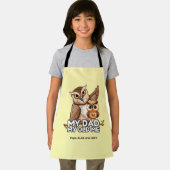 キッズエプロン：私のパパ私の古い私（黄色） エプロン (インサイチュ)