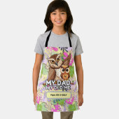 キッズエプロン：私のパパ私の古い離れ私() エプロン (インサイチュ)