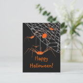 キッズオレンジハロウィンスパイダー ポストカード (スタンド正面)