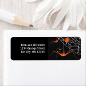 キッズオレンジハロウィンスパイダー ラベル (インサイチュ)