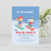 キッズオンスキー招待状 招待状 (スタンド正面)