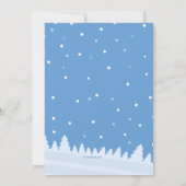 キッズオンスキー招待状 招待状 (裏面)