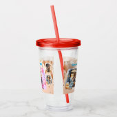 キッズオンハロウィンアクリルタンブラー誕生日ギフト アクリルタンブラー (左)