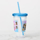 キッズオンハロウィンアクリルタンブラー誕生日ギフト アクリルタンブラー (左)